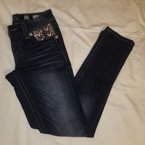 Miss Me Aztec design jeans